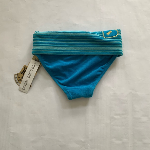 Juicy Couture Blue Terry Cloth Bottom Petite - Picture 2 of 4